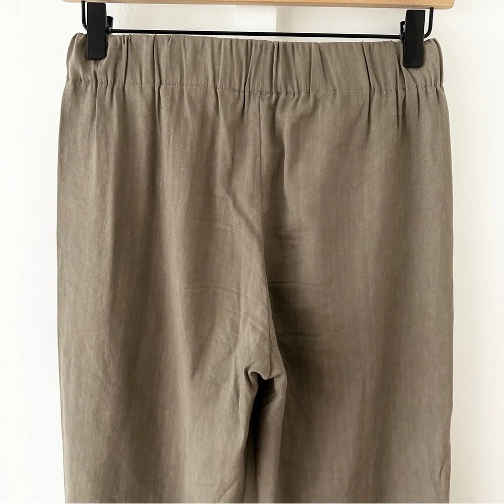 BABATON olive Errol linen pant
